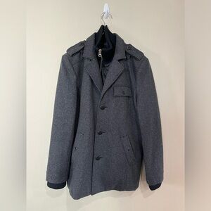 7Diamonds Men’s The Downtown Overcoat Large